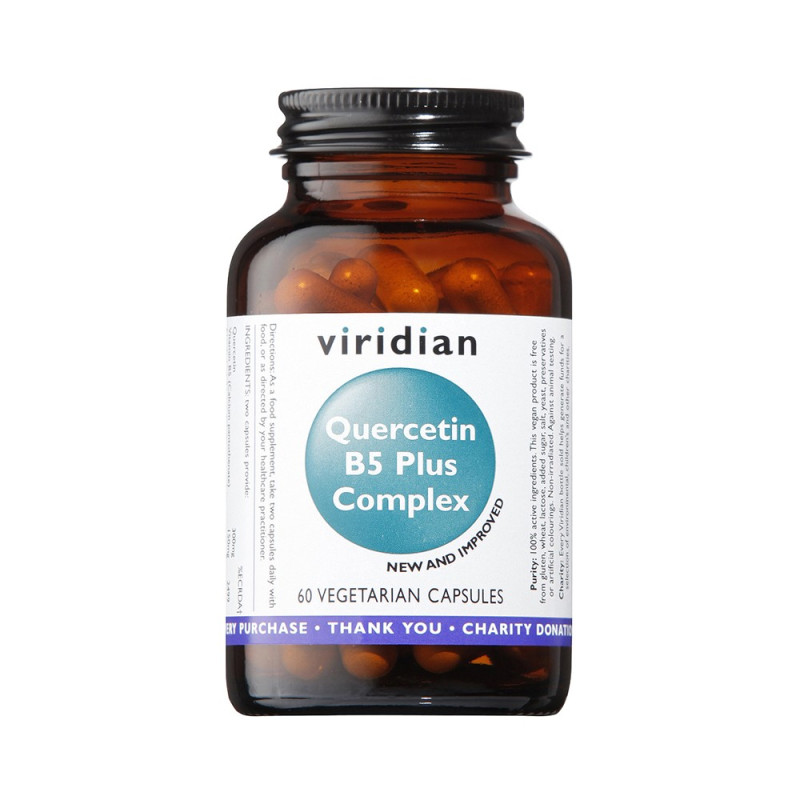 Σύμπλεγμα Κερκετίνης & Βιτ. Β5 | Quercetin B5 Plus Complex 60caps Σύμπλεγμα Κερκετίνης & Βιτ. Β5 | Quercetin B5 Plus Complex 60caps