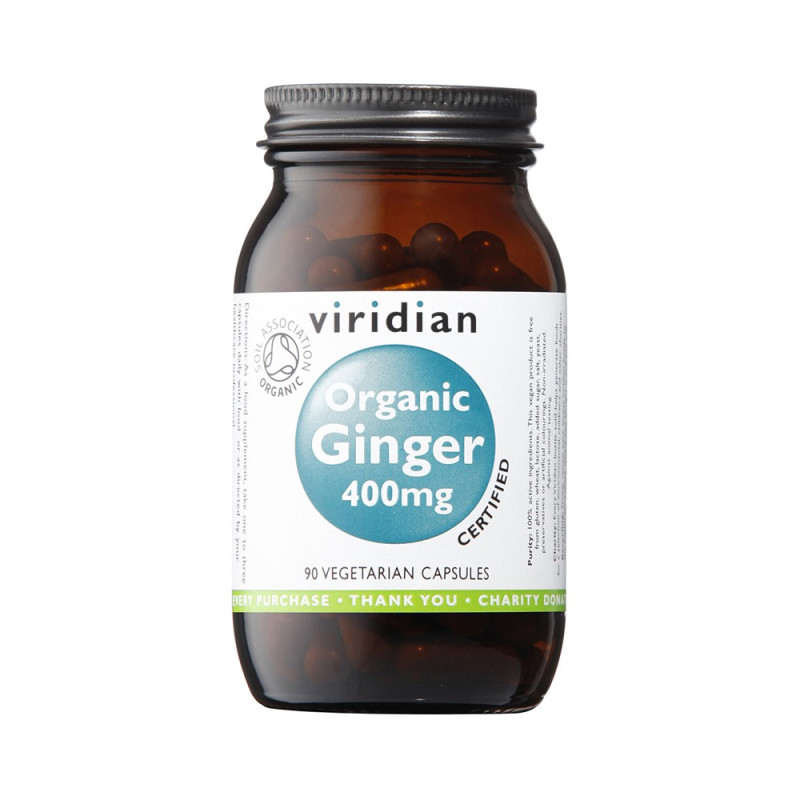 Βιολογικό Tζίντζερ | Organic Ginger | 400mg 90caps Βιολογικό Tζίντζερ | Organic Ginger | 400mg 90caps