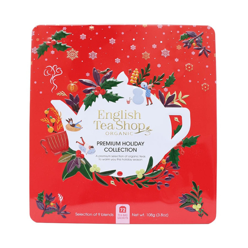 Συλλογή Χριστουγέννων | Premium Holiday Collection Red Gift Tin72 Tea Bag | 72 φακελάκια Συλλογή Χριστουγέννων | Premium Holiday Collection Red Gift Tin72 Tea Bag | 72 φακελάκια