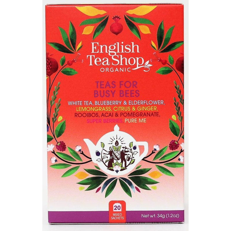 Συλλογή 5 Τσαγιών | TEAS FOR BUSY BEES | 20 φακ. Συλλογή 5 Τσαγιών | TEAS FOR BUSY BEES | 20 φακ.