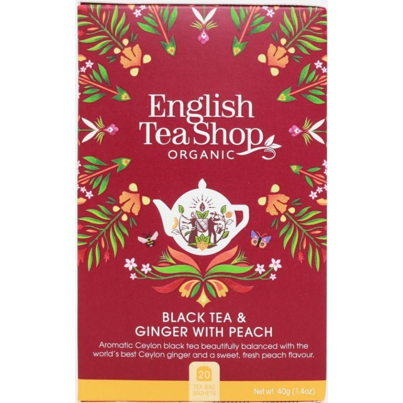 Οργανικό Μαύρο Τσάι με Τζίντζερ & Ροδάκινο | Ginger Peach Tea Org. Οργανικό Μαύρο Τσάι με Τζίντζερ & Ροδάκινο | Ginger Peach Tea Org.