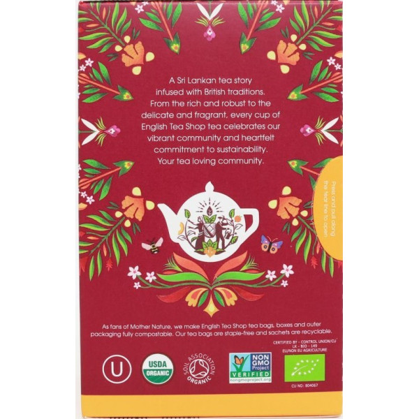 Οργανικό Μαύρο Τσάι με Τζίντζερ & Ροδάκινο | Ginger Peach Tea Org.