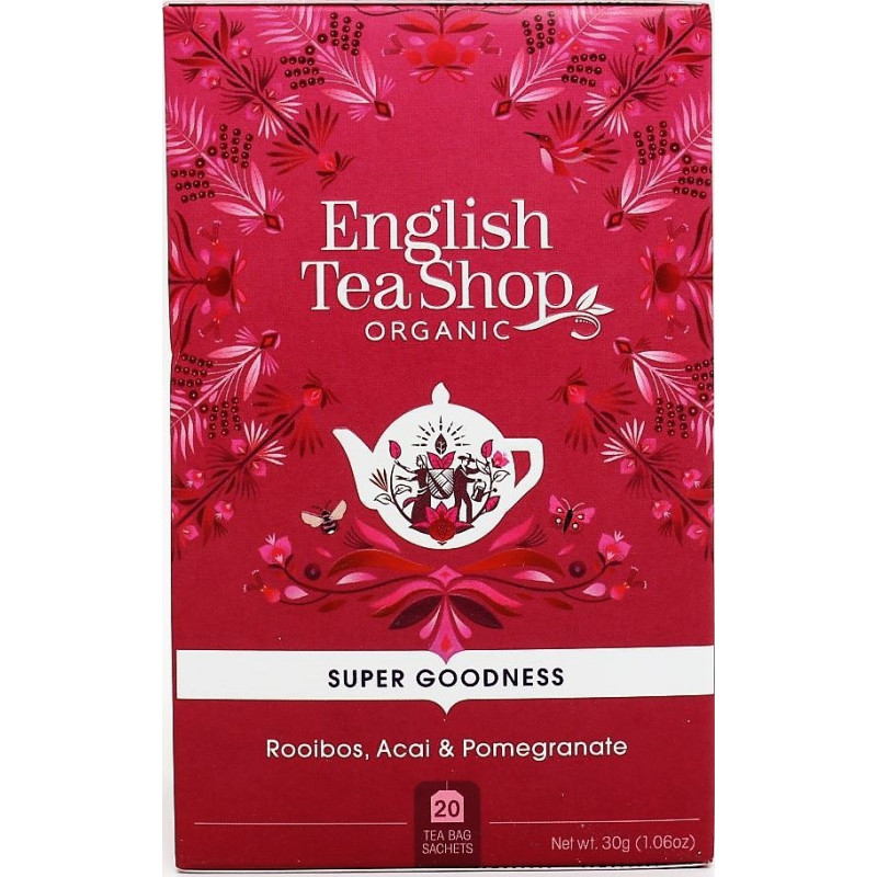 Βιολογικό Τσάι με Ρόιμπος, Ακάι & Ρόδι | Org. Rooibos, Acai & Pomegranate | 20 Φακ. Βιολογικό Τσάι με Ρόιμπος, Ακάι & Ρόδι | Org. Rooibos, Acai & Pomegranate | 20 Φακ.