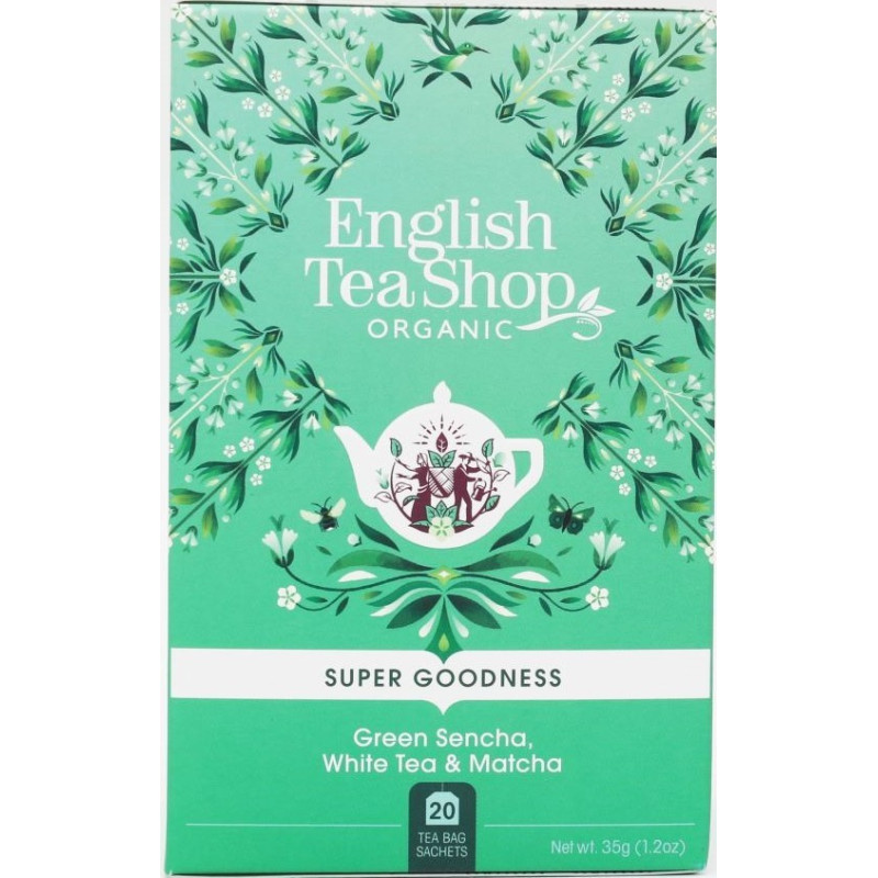 Βιολογικό Τσάι - Σεντζά, Λευκό Τσάι & Μάτσα | Green Sencha, White Tea & Matcha 20 Φακ. Βιολογικό Τσάι - Σεντζά, Λευκό Τσάι & Μάτσα | Green Sencha, White Tea & Matcha 20 Φακ.