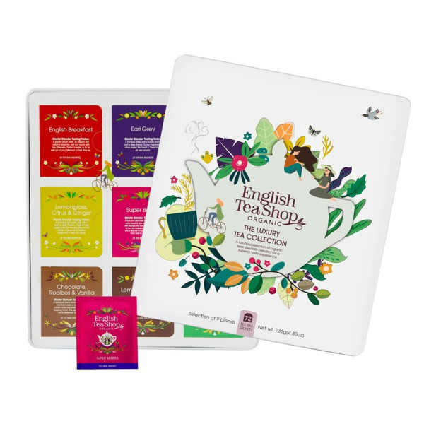 Συλλογή Χριστουγέννων | Luxury Holiday Collection White Gift Tin 72 Tea Bag | 72 φακελάκια