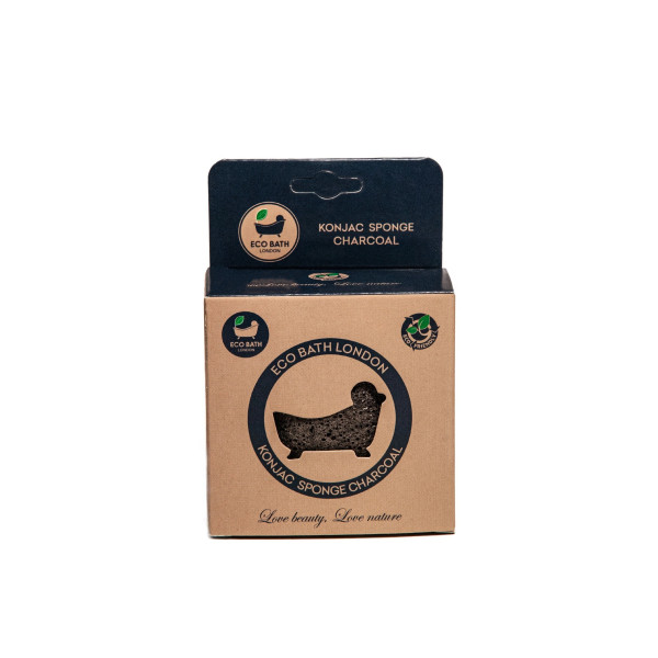 Σφουγγάρι Konjac με Άνθρακα| Konjac Sponge Charcoal