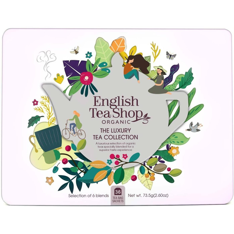 Συλλογή Για Δώρο | Organic Luxury Gift Tin - 36 Tea Bag - 6 different flavours | 36 φακελάκια Συλλογή Για Δώρο | Organic Luxury Gift Tin - 36 Tea Bag - 6 different flavours | 36 φακελάκια