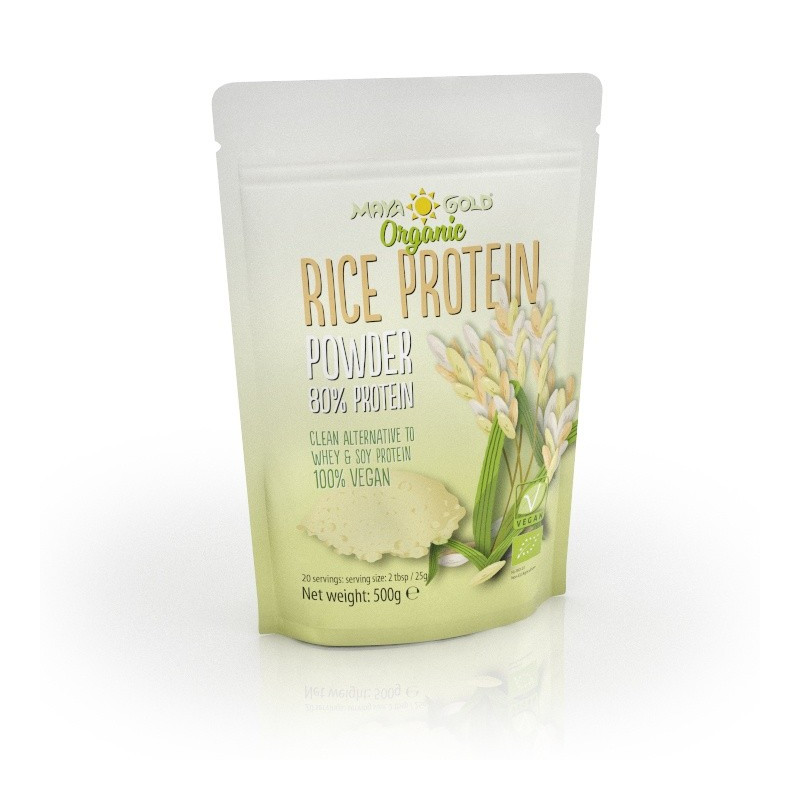 Βιολογική Πρωτεΐνη Ριζιού | Organic Rice Protein Powder | 500gr Βιολογική Πρωτεΐνη Ριζιού | Organic Rice Protein Powder | 500gr