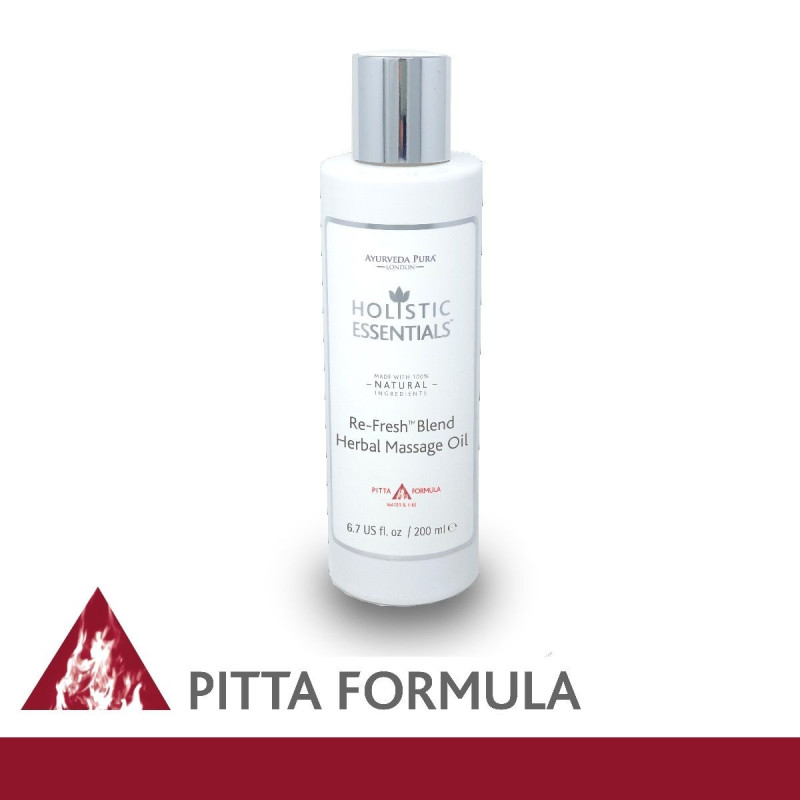 Pitta Formula Herbal Massage Oil | Αναζωογονητικό | 100ml Pitta Formula Herbal Massage Oil | Αναζωογονητικό | 100ml