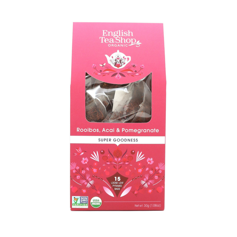 Ρόιμπος, Ακάι & Ρόδι | Org. Rooibos, Acai & Pomegranate | 15 pyramids Ρόιμπος, Ακάι & Ρόδι | Org. Rooibos, Acai & Pomegranate | 15 pyramids