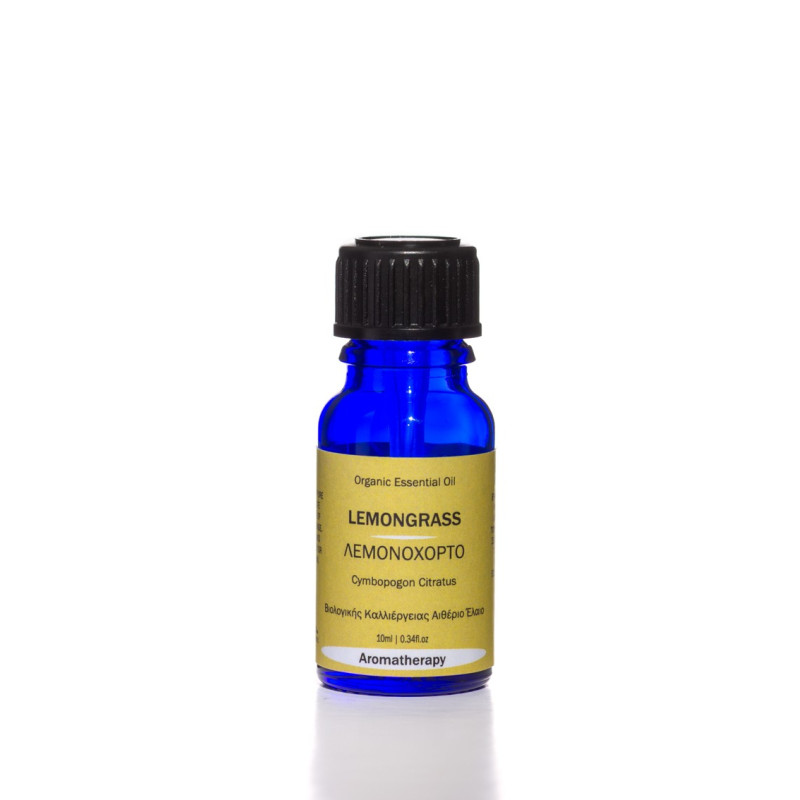 Βιολογικό Αιθέριο Έλαιο Λεμονόχορτο | Lemongrass Essential Oil Org. | 10ml Βιολογικό Αιθέριο Έλαιο Λεμονόχορτο | Lemongrass Essential Oil Org. | 10ml