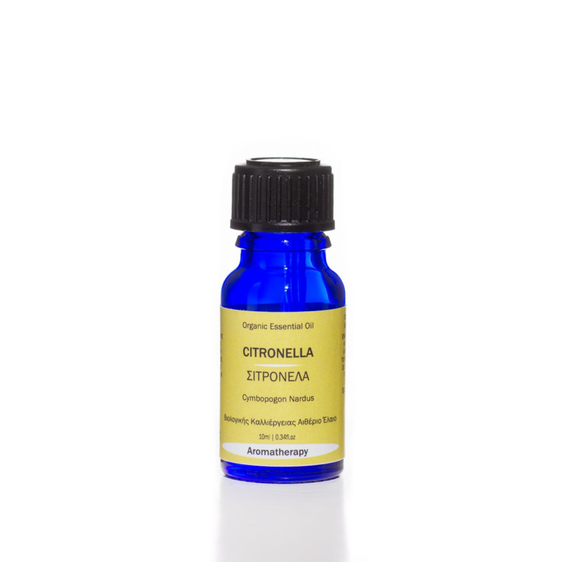 Βιολογικό Αιθέριο Έλαιο Σιτρονέλλα | Citronella Essential Oil Org. | 10ml Βιολογικό Αιθέριο Έλαιο Σιτρονέλλα | Citronella Essential Oil Org. | 10ml