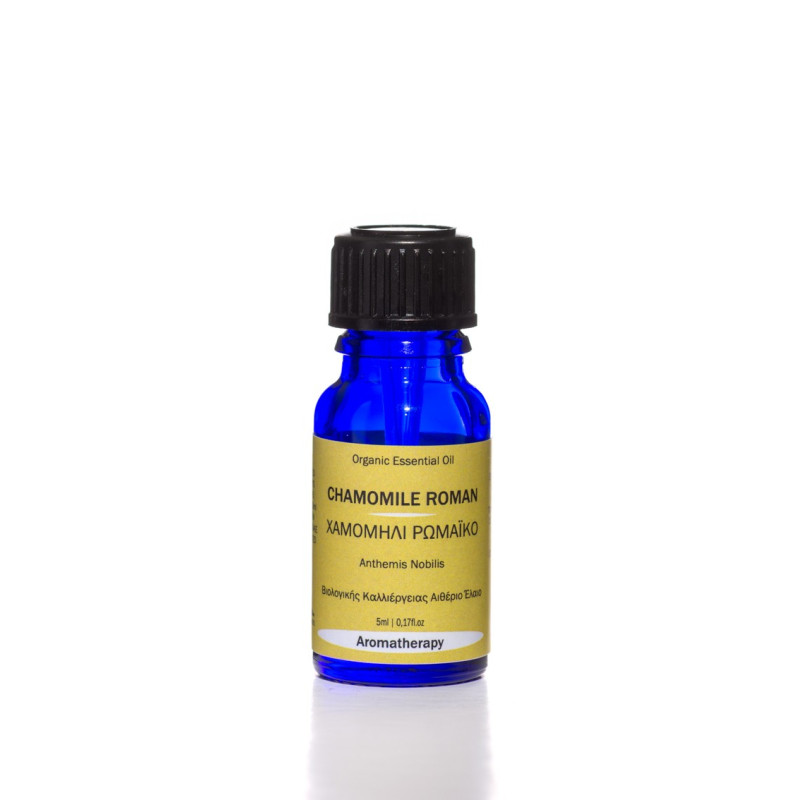 Βιολογικό Αιθέριο Έλαιο Χαμομήλι | Chamomile Roman Essential Oil Org. | 5ml Βιολογικό Αιθέριο Έλαιο Χαμομήλι | Chamomile Roman Essential Oil Org. | 5ml