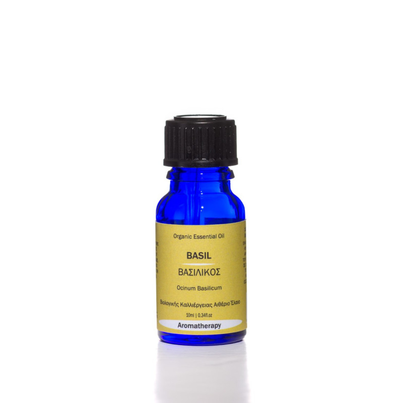 Βιολογικό Αιθέριο Έλαιο Βασιλικός | Basil Essential Oil Org. | 5ml Βιολογικό Αιθέριο Έλαιο Βασιλικός | Basil Essential Oil Org. | 5ml
