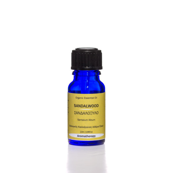 Βιολογικό Αιθέριο Έλαιο Σανδαλόξυλο | Sandalwood Essential Oil Org. | 2.5ml