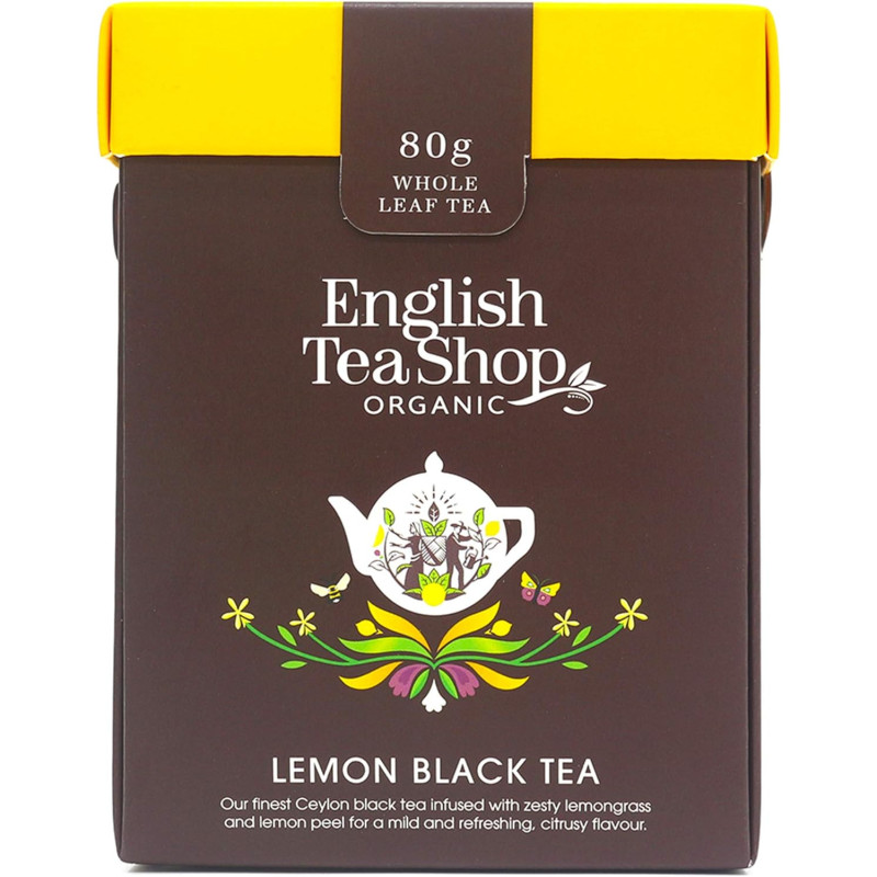 Κουτί με Μαύρο Τσάι & Λεμόνι | Org. Lemon Black Tea | 80gr Κουτί με Μαύρο Τσάι & Λεμόνι | Org. Lemon Black Tea | 80gr