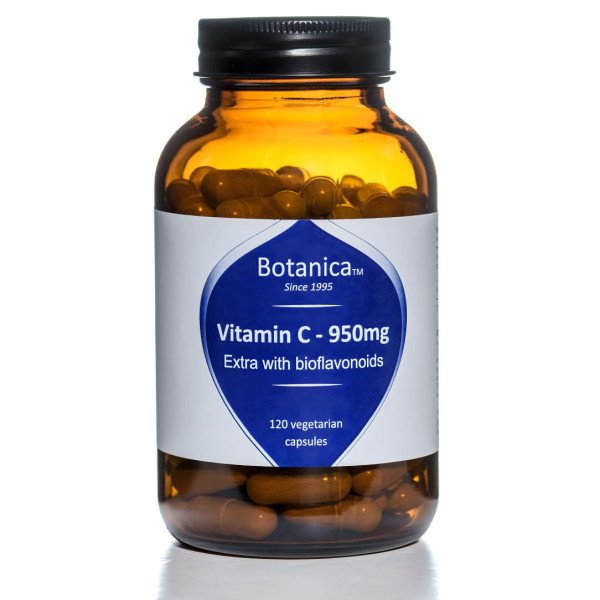 Botanica | Βιταμίνη C & Βιοφλαβονοειδή | 950mg | 120 veg. caps