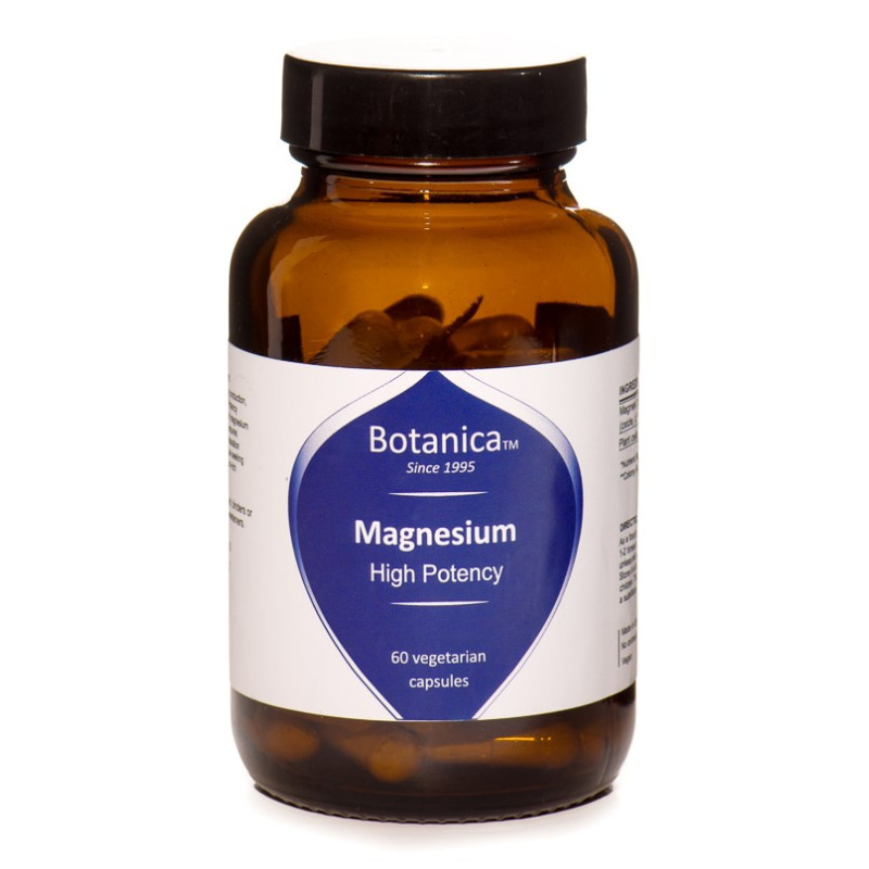 Botanica | Yψηλής ισχύος Μαγνήσιο | 60 veg. caps Botanica | Yψηλής ισχύος Μαγνήσιο | 60 veg. caps