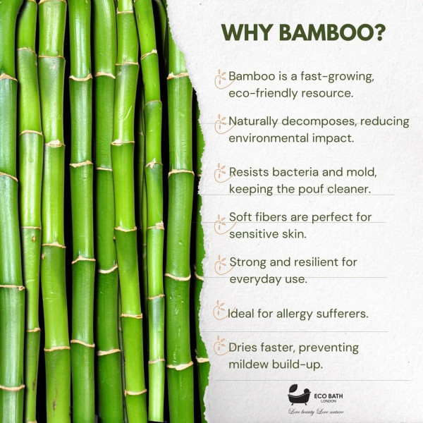 Eco Bath London | Βούρτσα Μαλλιών από Μπαμπού με Φυσική Τρίχα