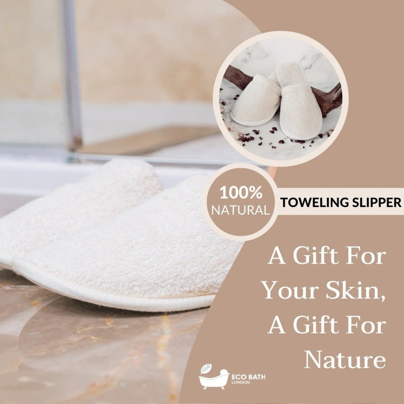 Eco Bath London | Παντόφλες με Βιολογικό Βαμβάκι small Eco Bath London | Παντόφλες με Βιολογικό Βαμβάκι small